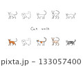 いろいろな猫のイラスト いろいろな猫のイラスト 133057400