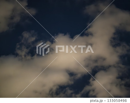 night sky shadows, dark clouds cast silence, mysterious night clouds with soft outlines and deep 133058498