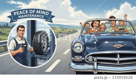 家族の安心を支えるプロの車両メンテナンス 133059526
