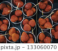 Strawberry in cup sell in fresh market 133060070