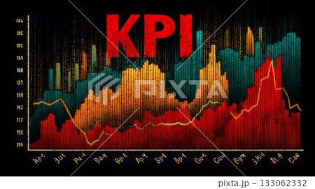 KPI：最終的な目標（KGI）を達成するための「重要業績評価指標」のイメージ