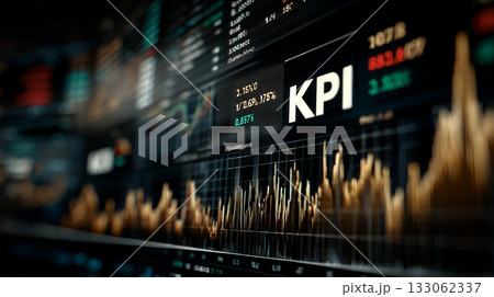 KPI：最終的な目標（KGI）を達成するための「重要業績評価指標」のイメージ