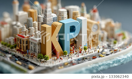 KPI：最終的な目標（KGI）を達成するための「重要業績評価指標」のイメージ