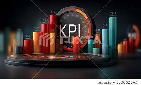 KPI：最終的な目標（KGI）を達成するための「重要業績評価指標」のイメージ