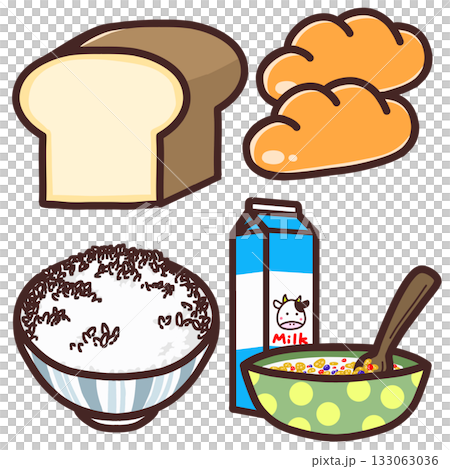 早餐主食套裝 133063036