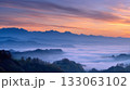 雲海とグラデーション 133063102