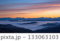 雲海とグラデーション 133063103