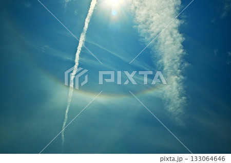 6月のハロ　6月の空 133064646