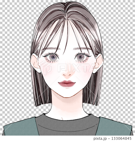 Face type: "Cool casual" - Light bangs 133064845