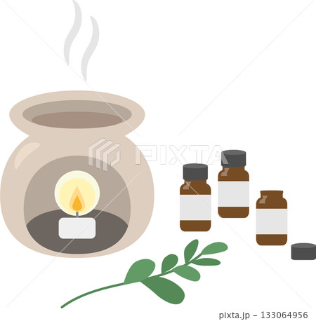 アロマグッズのイラスト素材 アロマグッズのイラスト素材 133064956