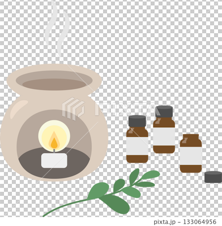 アロマグッズのイラスト素材 アロマグッズのイラスト素材 133064956