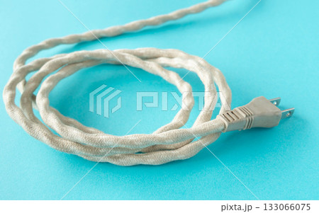布巻きプラグコード　電気コード　昭和家電 133066075