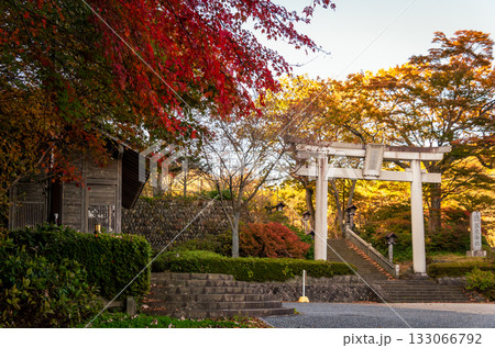 栃木県那須町　那須温泉神社　 133066792