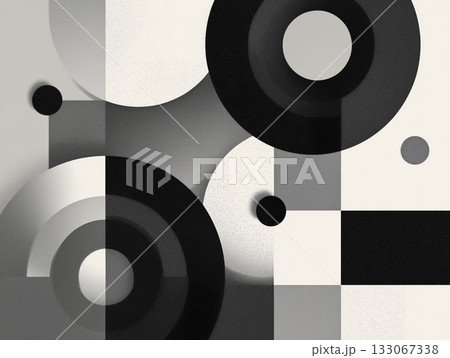 幾何学模様のグラフィックイメージ 133067338