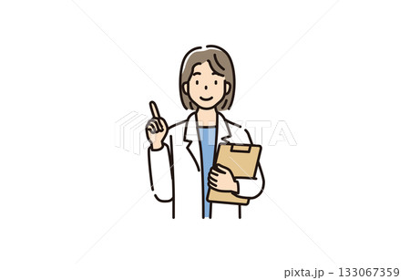 白衣 女性 保険の先生 白衣 女性 保険の先生 133067359