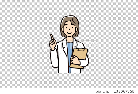 白大褂女保險教師 白大褂女保險教師 133067359