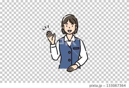 接待員，女接待員 133067364