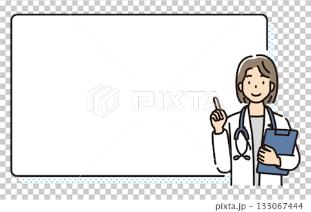 Medical workers and frames 133067444