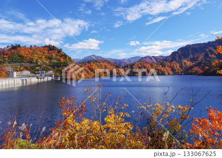 奥只見湖の紅葉 奥只見湖の紅葉 133067625