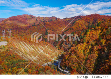 奥只見湖の紅葉 奥只見湖の紅葉 133067647
