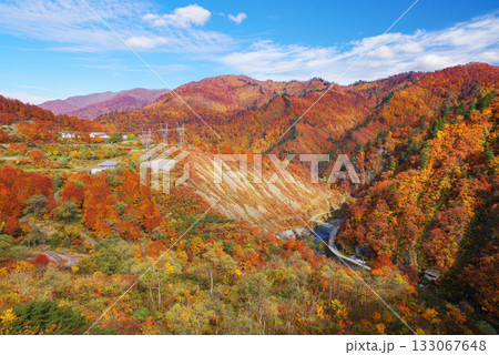奥只見湖の紅葉 奥只見湖の紅葉 133067648