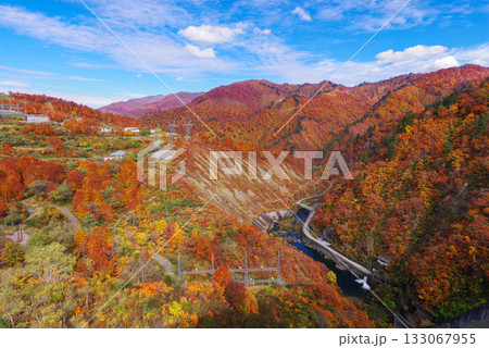 奥只見湖の紅葉 奥只見湖の紅葉 133067955