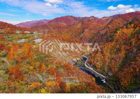 奥只見湖の紅葉 奥只見湖の紅葉 133067957