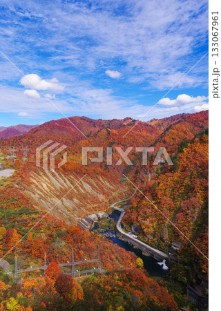 奥只見湖の紅葉 133067961