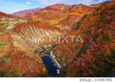 奥只見湖の紅葉 奥只見湖の紅葉 133067981