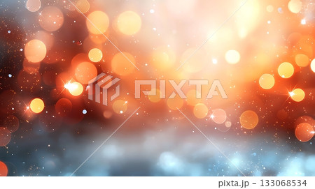 Abstract background with shimmering bokeh lights and soft glowing colors in vibrant hues 133068534