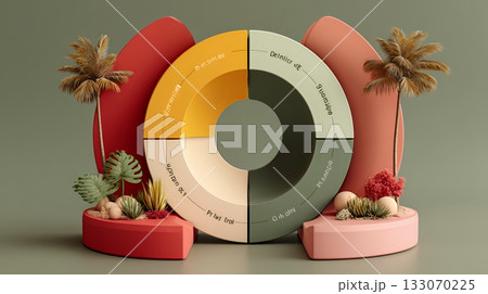 PDCA：「Plan（計画）」「Do（実行）」「Check（評価）」「Action（改善）」のイメー
