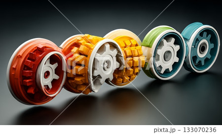 PDCA：「Plan（計画）」「Do（実行）」「Check（評価）」「Action（改善）」のイメー