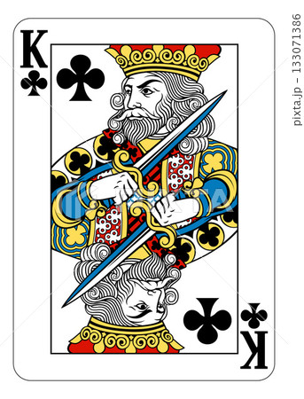 King of Clubs Design from Deck of Playing Cards King of Clubs Design from Deck of Playing Cards 133071386