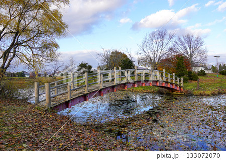 北村中央公園ふれあい広場のいなほ橋 北村中央公園ふれあい広場のいなほ橋 133072070