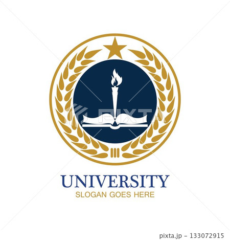 University, Academy, School and Course logo design template 133072915