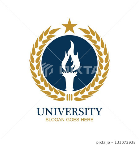 University, Academy, School and Course logo design template 133072938