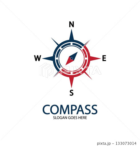Creative Compass Concept Logo Design Template 133073014