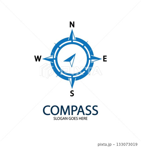 Creative Compass Concept Logo Design Template 133073019