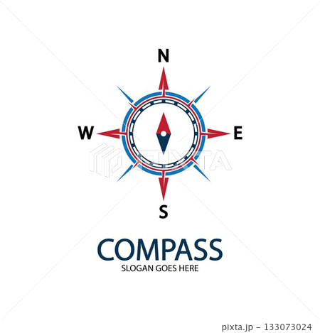 Creative Compass Concept Logo Design Template 133073024