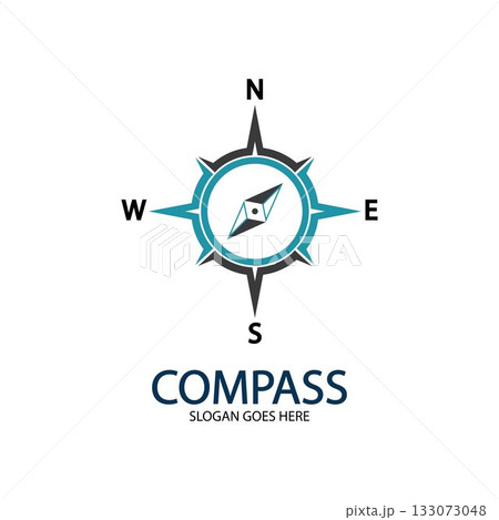 Creative Compass Concept Logo Design Template 133073048