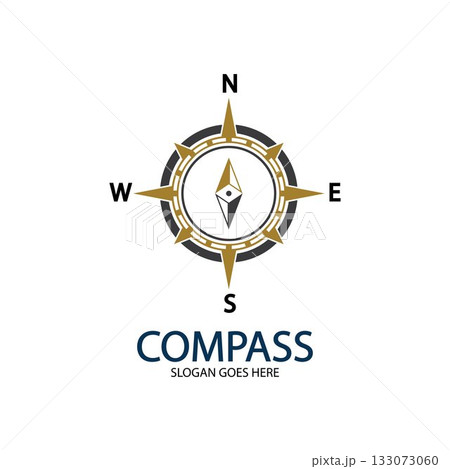 Creative Compass Concept Logo Design Template Creative Compass Concept Logo Design Template 133073060