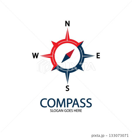 Creative Compass Concept Logo Design Template 133073071