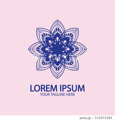 Flower logo. The circular logo. Logo of the flower. Stylized flower. Petals. Simple logo. The brand name emblem logo. Mandala. Logo boutique. Logotype for beauty. Logo for flower shop. Flower logo. The circular logo. Logo of the flower. Stylized flower. Petals. Simple logo. The brand name emblem logo. Mandala. Logo boutique. Logotype for beauty. Logo for flower shop. 133073364