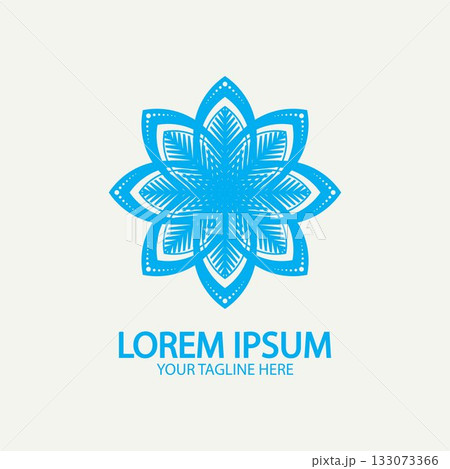 Flower logo. The circular logo. Logo of the flower. Stylized flower. Petals. Simple logo. The brand name emblem logo. Mandala. Logo boutique. Logotype for beauty. Logo for flower shop. Flower logo. The circular logo. Logo of the flower. Stylized flower. Petals. Simple logo. The brand name emblem logo. Mandala. Logo boutique. Logotype for beauty. Logo for flower shop. 133073366