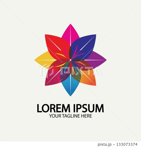 Flower logo. The circular logo. Logo of the flower. Stylized flower. Petals. Simple logo. The brand name emblem logo. Mandala. Logo boutique. Logotype for beauty. Logo for flower shop. Flower logo. The circular logo. Logo of the flower. Stylized flower. Petals. Simple logo. The brand name emblem logo. Mandala. Logo boutique. Logotype for beauty. Logo for flower shop. 133073374