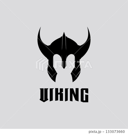 Viking helmet logo design vector template Viking helmet logo design vector template 133073660