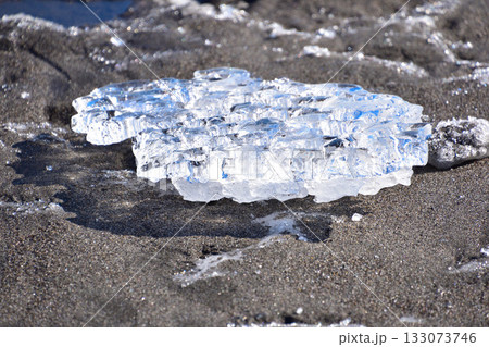 北海道　大津海岸　ジュエリーアイス 133073746