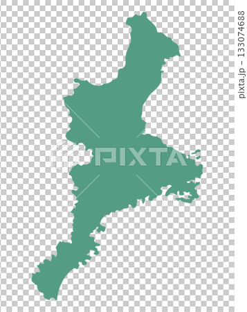 簡版三重縣地圖(日本地區)向量圖 簡版三重縣地圖(日本地區)向量圖 133074688
