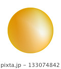黄色い球体のイラスト 133074842