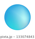 青い球体のイラスト 133074843